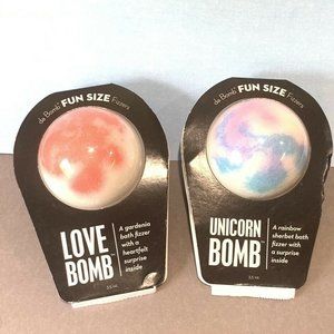 Da Bomb Bath Fizzers Love Bomb & Unicorn Bomb 3.5